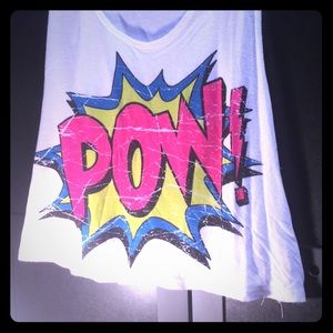 “POW” Crop Top